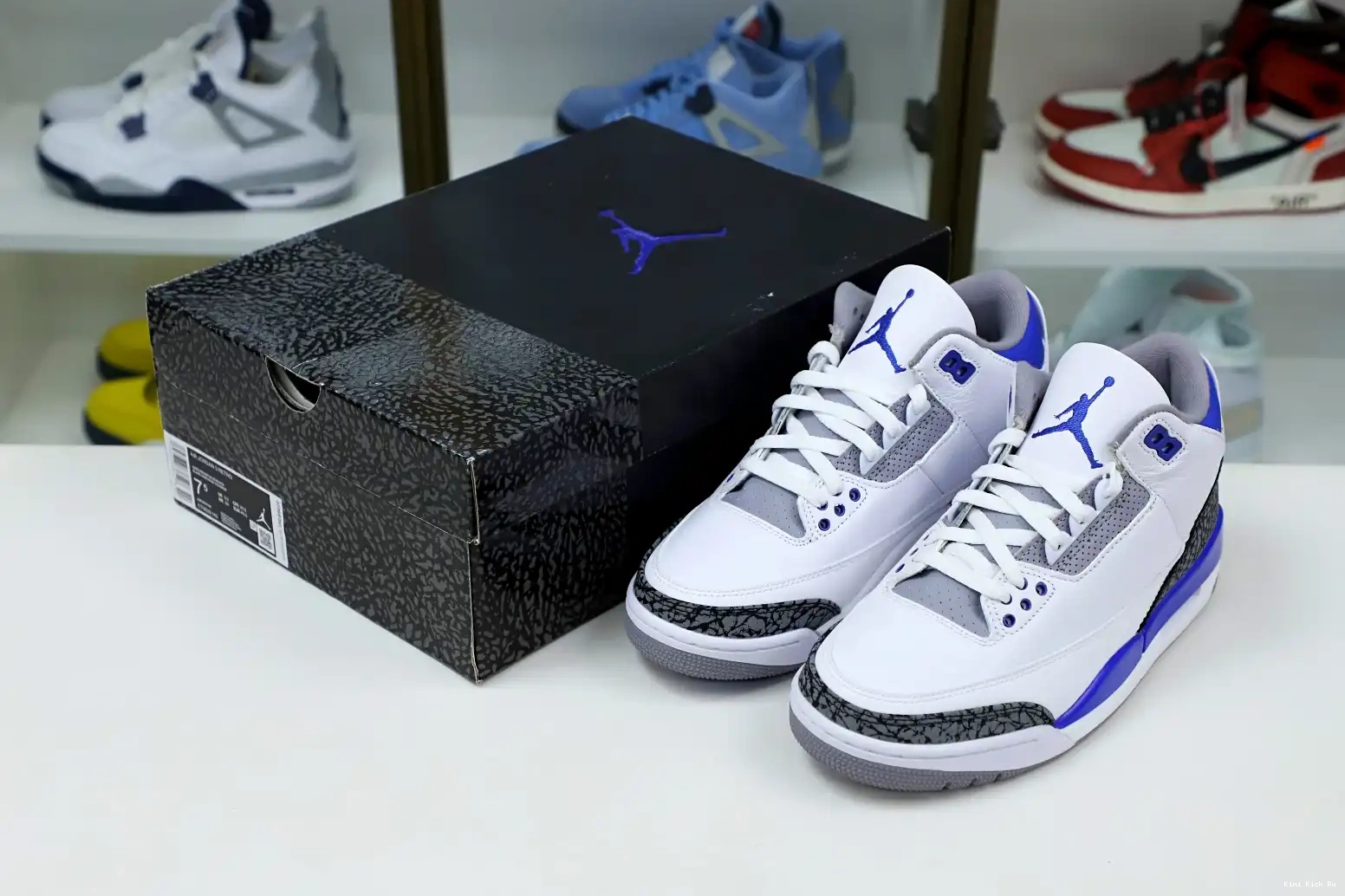 3 AIR 'RACER JORDAN BLUE' Kimikick RETRO 0714
